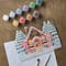 Artists Loft; Gingerbread House Light Up Paint-by-Number Acrylic Surface Kit by Artist's Loft®; Category:Paint by Number; Image:2